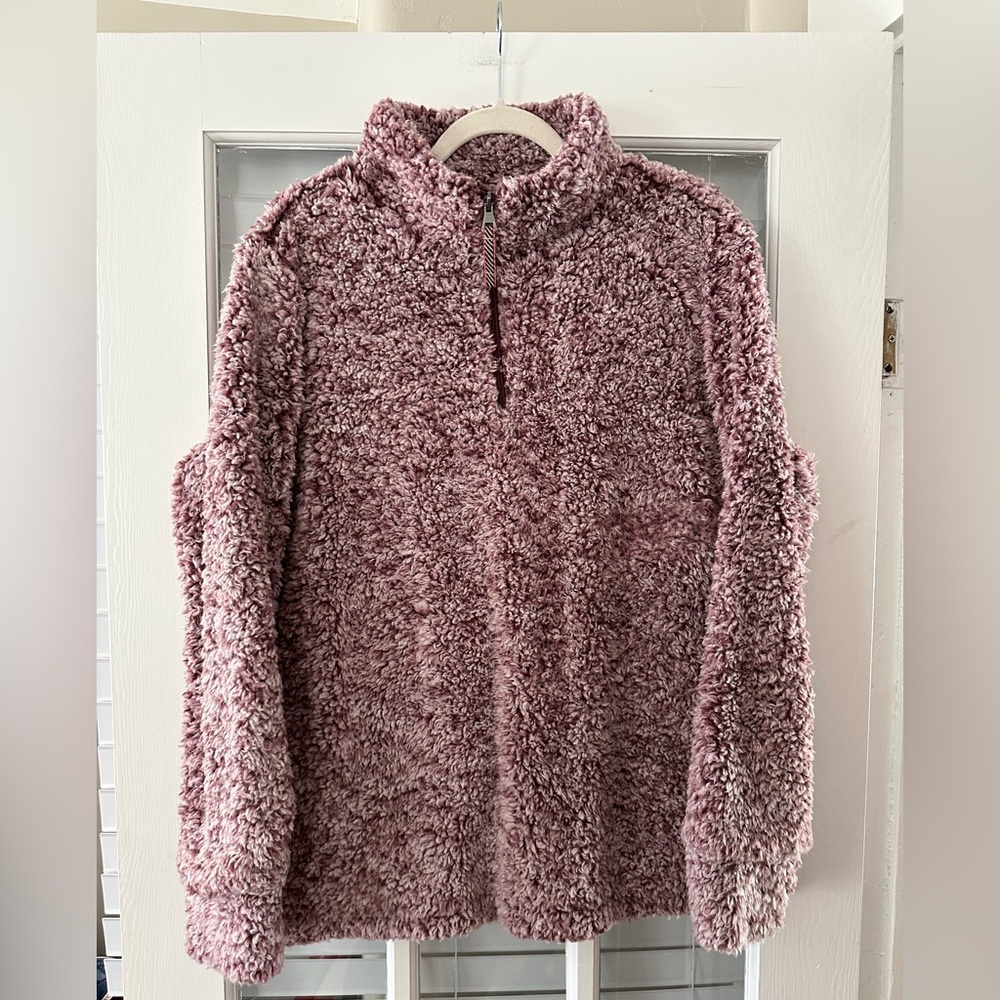 Weatherproof Vintage Women's L 1/4 Zip Cozy Fleece Jacket | SKU 0160